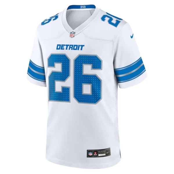 Jahmyr gibbs detroit lions nike game jersey White M