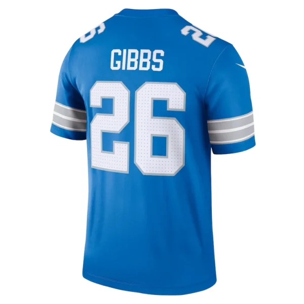 Jahmyr gibbs detroit lions nike team legend player performance top Blue L