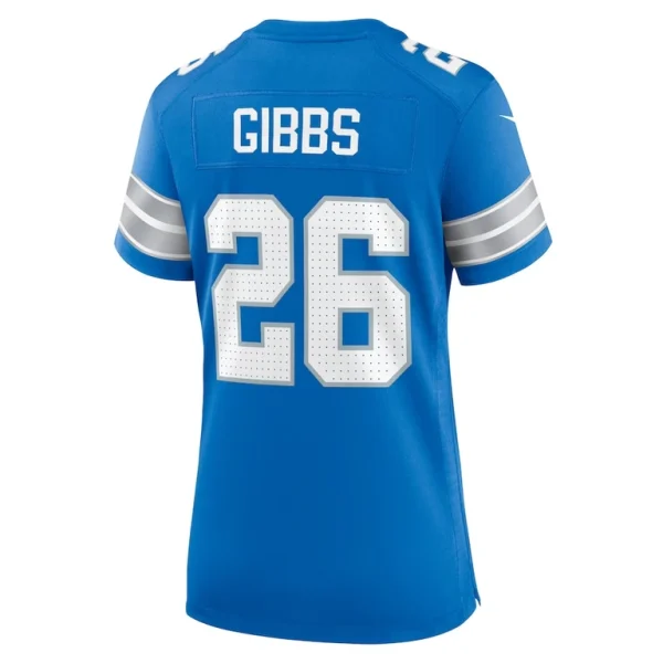 Jahmyr gibbs detroit lions nike womens game jersey Blue L