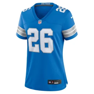 Jahmyr gibbs detroit lions nike womens game jersey Blue M