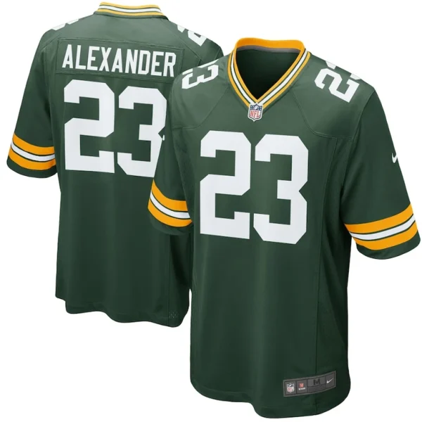 Jaire alexander green bay packers nike game player jersey Green