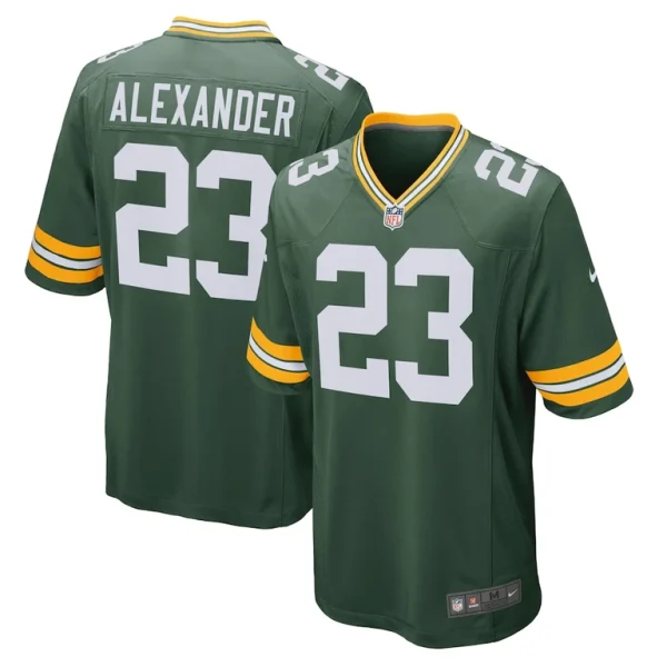 Jaire alexander green bay packers nike game team jersey Green
