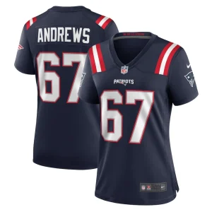 Jake andrews new england patriots nike womens team game jersey Navy