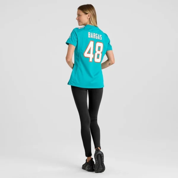 Jake bargas miami dolphins nike womens home game player jersey Aqua 2XL
