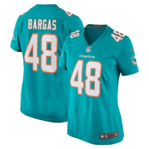 Jake bargas miami dolphins nike womens home game player jersey Aqua