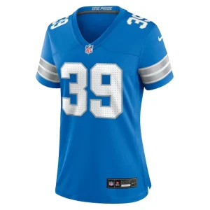 Jake bates detroit lions nike womens team game jersey Blue M