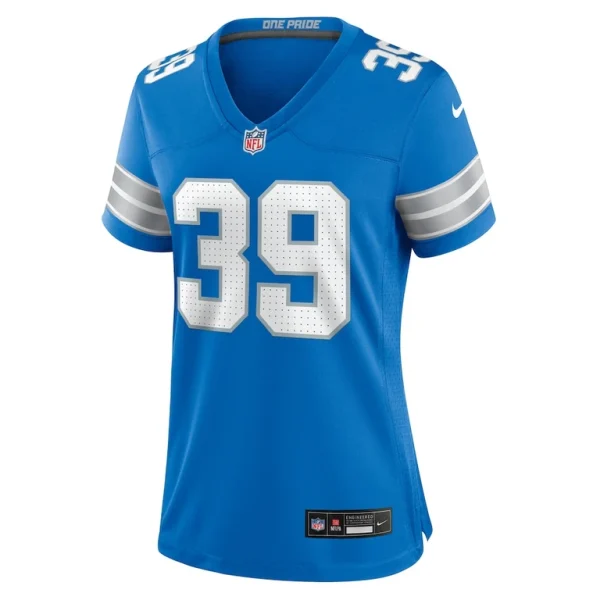 Jake bates detroit lions nike womens team game jersey Blue M