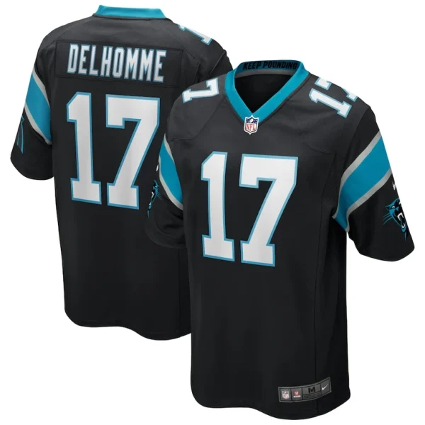 Jake delhomme carolina panthers nike game retired player jersey Black