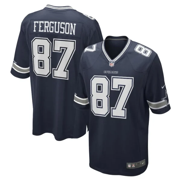 Jake ferguson dallas cowboys nike team game jersey Navy