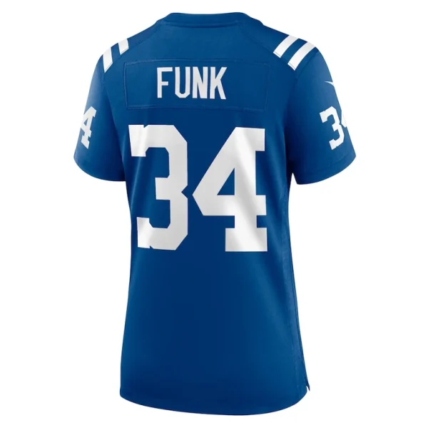 Jake funk indianapolis colts nike womens team game jersey Royal L