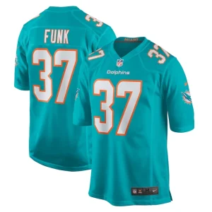 Jake funk miami dolphins nike game jersey Aqua