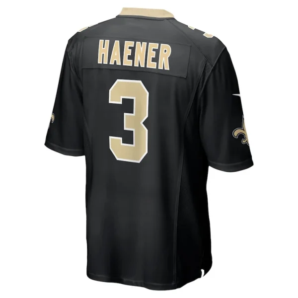 Jake haener new orleans saints nike team game jersey Black L