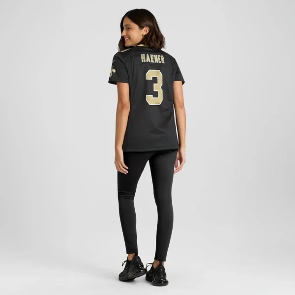 Jake haener new orleans saints nike womens team game jersey Black 2XL