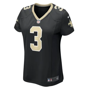 Jake haener new orleans saints nike womens team game jersey Black M