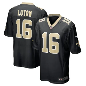 Jake luton new orleans saints nike game player jersey Black