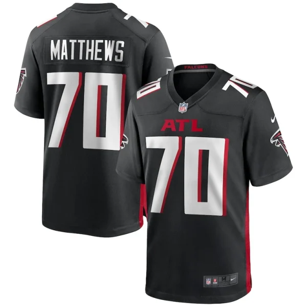 Jake matthews atlanta falcons nike game jersey Black