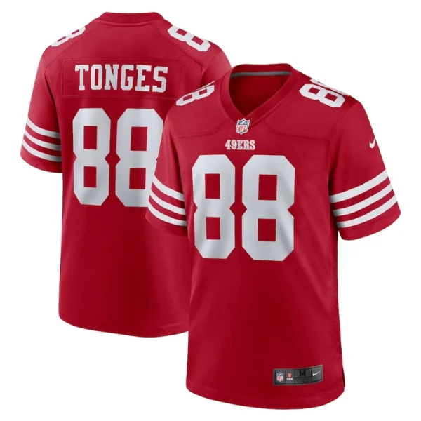 Jake tonges san francisco 49ers nike team game jersey Scarlet