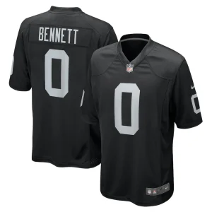 Jakorian bennett las vegas raiders nike team game jersey Black