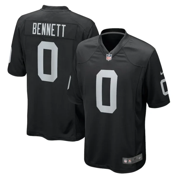 Jakorian bennett las vegas raiders nike team game jersey Black