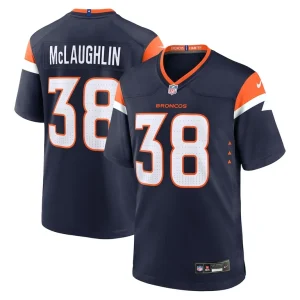Jaleel mclaughlin denver broncos nike alternate game jersey Navy