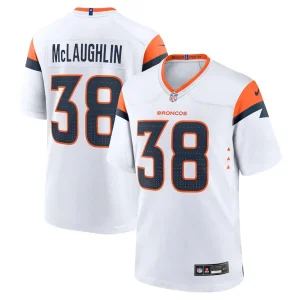 Jaleel mclaughlin denver broncos nike game jersey White
