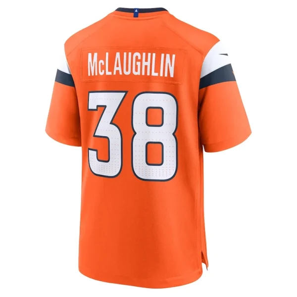Jaleel mclaughlin denver broncos nike team game jersey Orange L