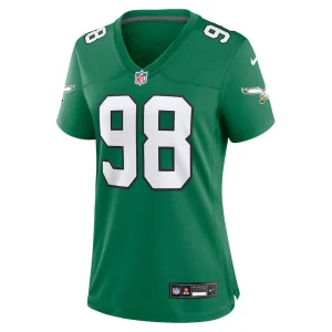 Jalen carter philadelphia eagles nike womens alternate game jersey Kelly green M