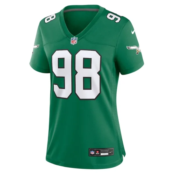 Jalen carter philadelphia eagles nike womens alternate game jersey Kelly green M