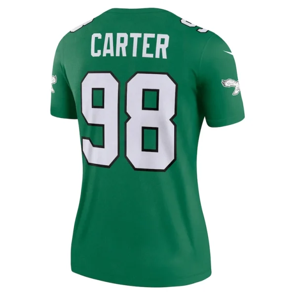 Jalen carter philadelphia eagles nike womens alternate legend player performance top Kelly green L