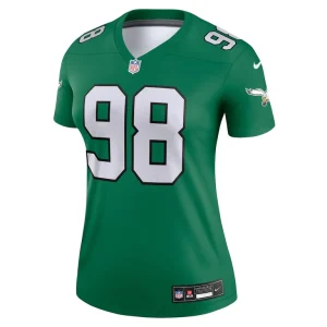 Jalen carter philadelphia eagles nike womens alternate legend player performance top Kelly green M