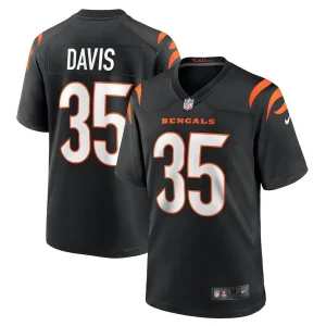Jalen davis cincinnati bengals nike game player jersey Black