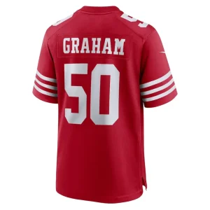 Jalen graham san francisco 49ers nike team game jersey Scarlet L