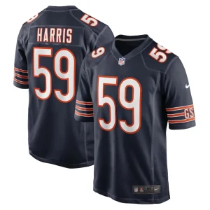 Jalen harris chicago bears nike team game jersey Navy