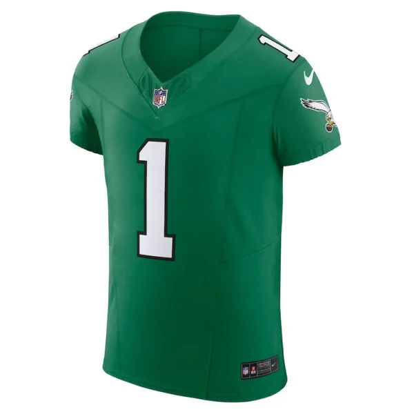Jalen hurts philadelphia eagles nike 2nd alternate vapor f.u.s.e. elite jersey Kelly green 44