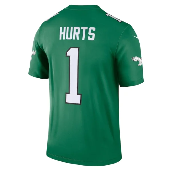 Jalen hurts philadelphia eagles nike alternate legend player performance top Kelly green L