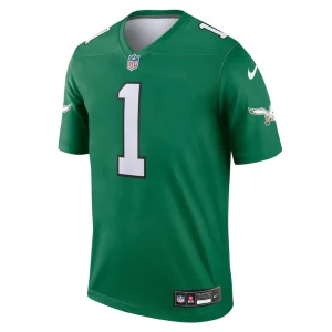 Jalen hurts philadelphia eagles nike alternate legend player performance top Kelly green M