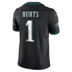 Jalen hurts philadelphia eagles nike alternate vapor f.u.s.e. limited jersey Black L