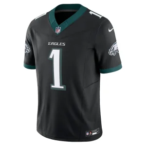 Jalen hurts philadelphia eagles nike alternate vapor f.u.s.e. limited jersey Black M