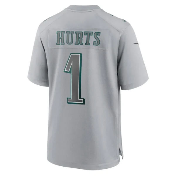 Jalen hurts philadelphia eagles nike super bowl lvii patch atmosphere fashion game jersey Gray L