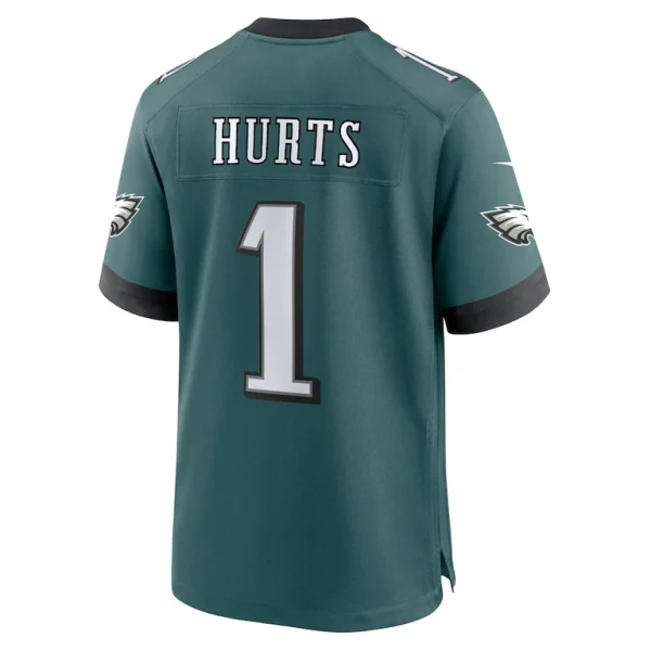 Jalen hurts philadelphia eagles nike team game jersey Midnight green L