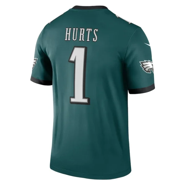 Jalen hurts philadelphia eagles nike team legend player performance top Green L