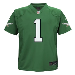 Jalen hurts philadelphia eagles nike toddler game jersey Kelly green 3T