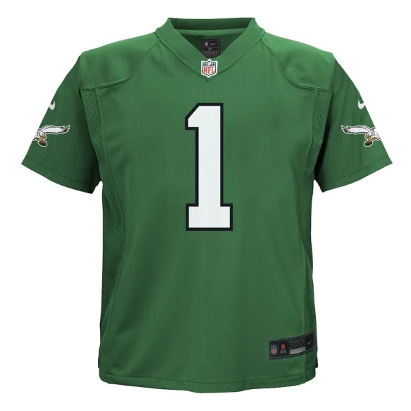 Jalen hurts philadelphia eagles nike toddler game jersey Kelly green 3T
