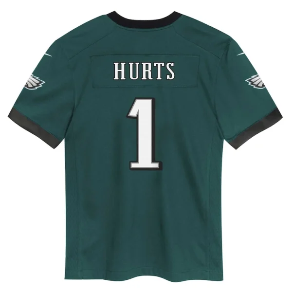 Jalen hurts philadelphia eagles nike toddler game jersey Midnight green 4T