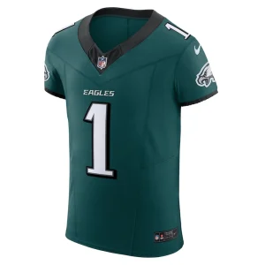 Jalen hurts philadelphia eagles nike vapor f.u.s.e. elite jersey Midnight green 44