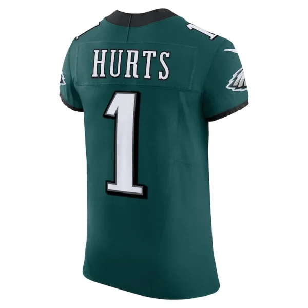 Jalen hurts philadelphia eagles nike vapor f.u.s.e. elite jersey Midnight green 48