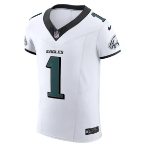 Jalen hurts philadelphia eagles nike vapor f.u.s.e. elite jersey White 44