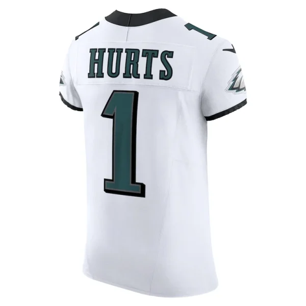 Jalen hurts philadelphia eagles nike vapor f.u.s.e. elite jersey White 48
