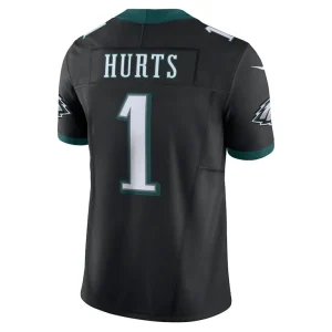 Jalen hurts philadelphia eagles nike vapor f.u.s.e. limited jersey Black L