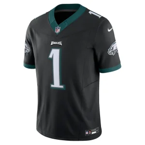 Jalen hurts philadelphia eagles nike vapor f.u.s.e. limited jersey Black M